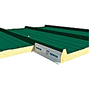 Isopan Placa de cubierta aislante Isotego Verde (4 x 1 m)