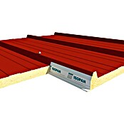 Isopan Placa de cubierta aislante Isotego Rojo (4 x 1 m)