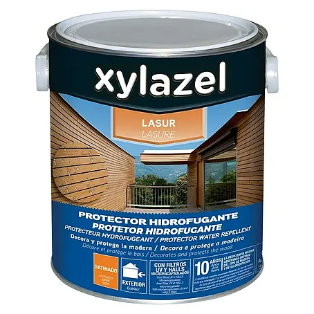 Xylazel  Protección para madera Lasur hidrofugante
