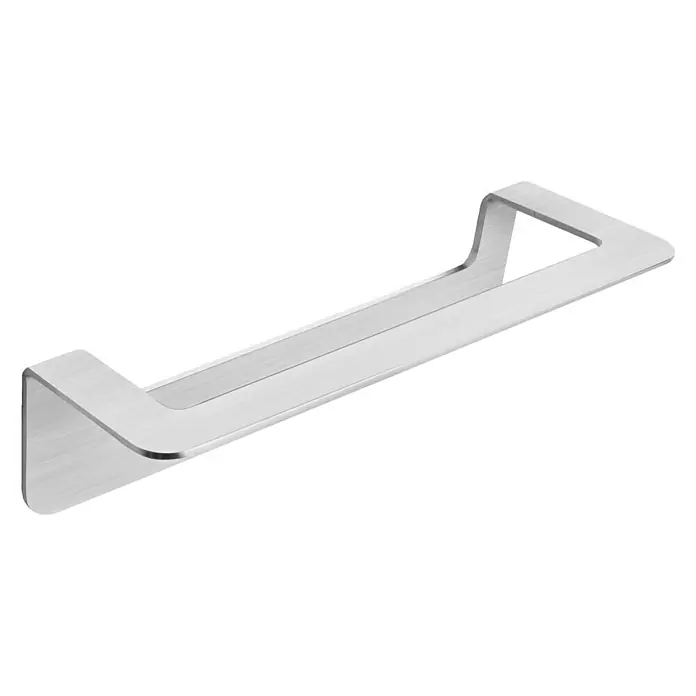 Aquasanit Skyline Toallero de barra - Ancho: 30 cm - Moderno toallero de acero inoxidable cepillado para baño y aseo de invitados. Accesorios de baño prácticos y elegantes para montaje en pared.