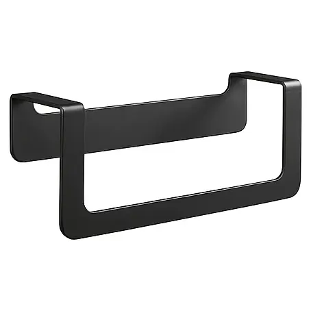 Aquasanit Skyline Black Toallero de anilla
