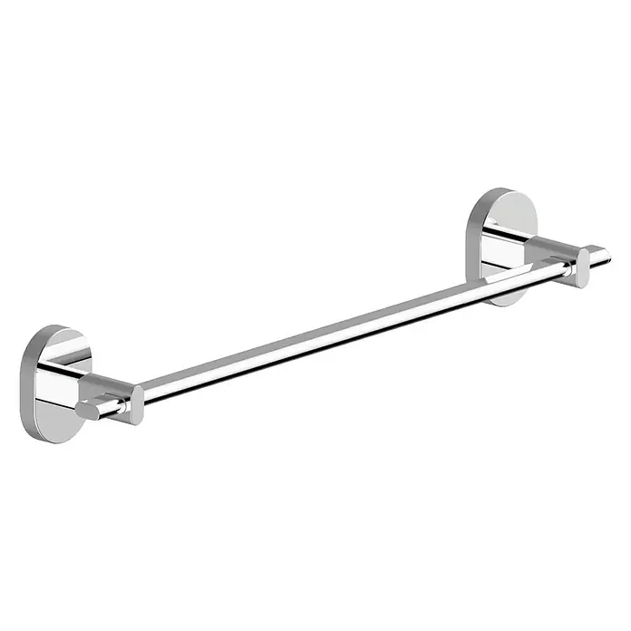 Aquasanit Link Toallero de barra - Ancho: 30 cm - Barra toallero de metal cromado brillante, ideal para baños modernos.