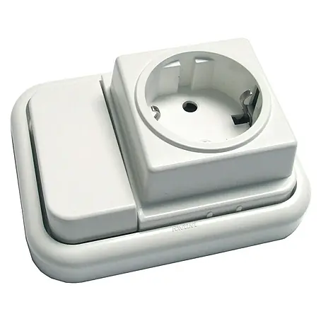 Fontini Kristal Enchufe Schuko con conmutador