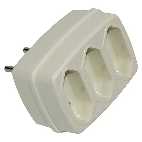 Fontini  Ladrón triple rectangular