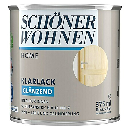 SCHÖNER WOHNEN-Farbe Home Klarlack (Farblos, 375 ml, Glänzend)