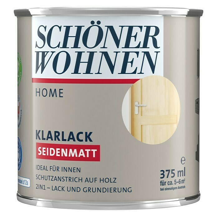 Schöner Wohnen DurAcryl Klarlack (Farblos, 375 ml, Seidenmatt)