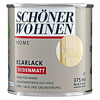 SCHÖNER WOHNEN-Farbe Home Klarlack (Farblos, 375 ml, Seidenmatt)