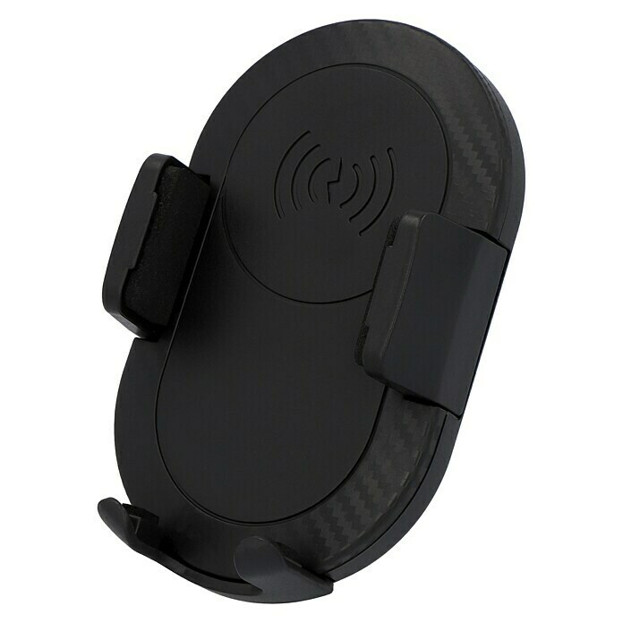 Cartrend Smartphone-Halter WirelessPassend für: Smartphones Breite von 65 - 83 mm, Schwarz Front View