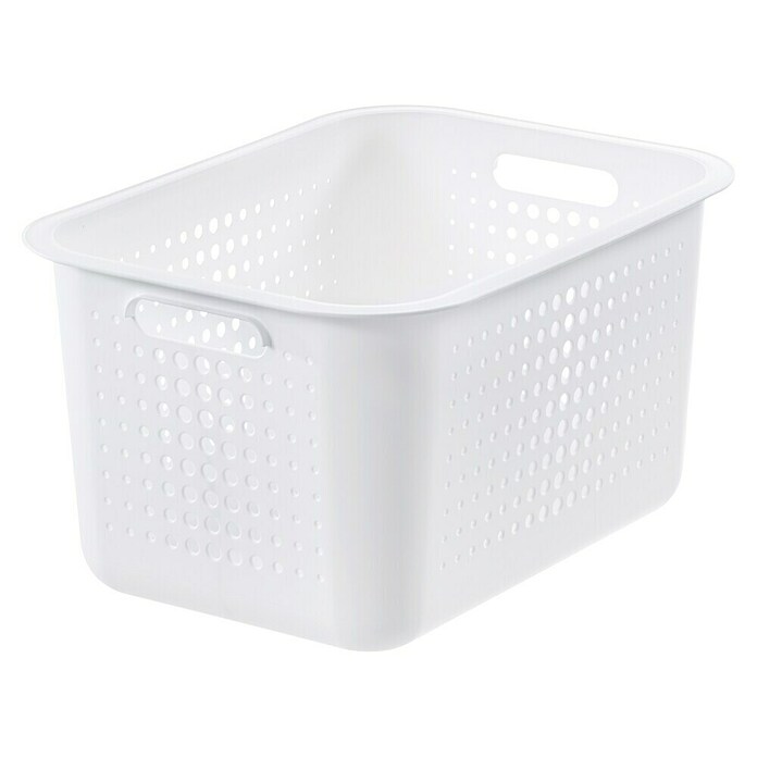 SmartStore Aufbewahrungsbox Basket Recycled 20 (L x B x H: 37 x 28 x 20 cm, Weiß) | BAUHAUS