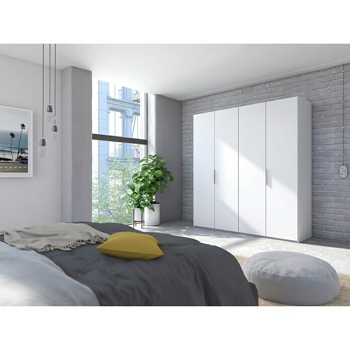 Express Möbel Kleiderschrank Swift (L x B x H: 58 x 200 x 216 cm, Eiche Jackson, 2 Spiegel, Ohne Zubehör)