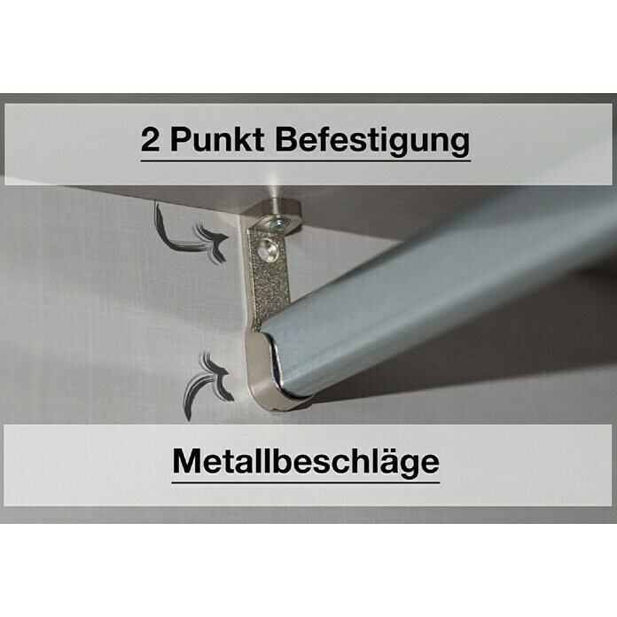 Express Möbel Kleiderschrank Swift (L x B x H: 58 x 200 x 216 cm, Polarweiß, 2 Spiegel, Mit Zubehör)