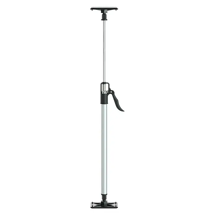 Schnellspann Deckenstützen & Türspanner Montagestütze - Spreizweite: 66 cm - 99 cm - Bild einer höhenverstellbaren Stützstange, ideal für Bau- und Renovierungsarbeiten, mit robustem Griff und rutschfesten Enden.