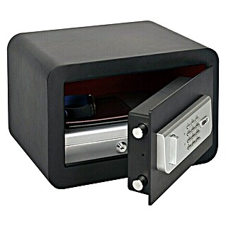 Stabilit Möbeltresor Security-Box LED (L x B x H: 35 x 25 x 23 cm, Elektronisches Zahlenschloss, Schwarz)