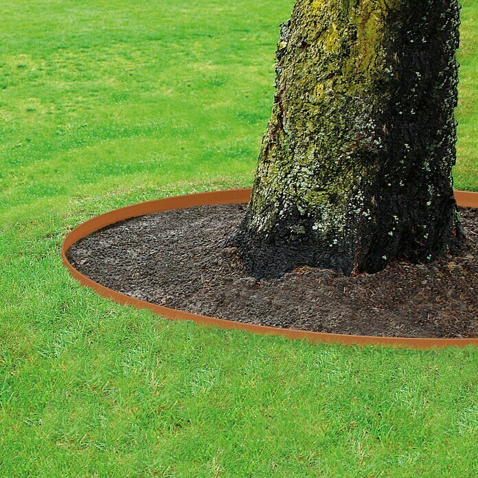 Bellissa Rasenkante Corten (Rost, 118 x 20 cm)
