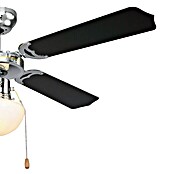 Globo Plafondventilator (Ø x h: 106,6 x 41,5 cm, Zwart, 50 W)