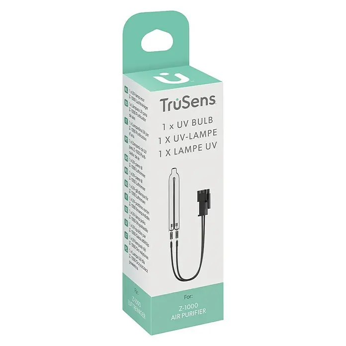TruSens Ersatzlampe UV - 3,5 x 3 x 14 cm, Passend für: TruSens Luftreiniger Z-1000 - Box mit TruSens UV-Lampe für Z-1000 Luftreiniger.