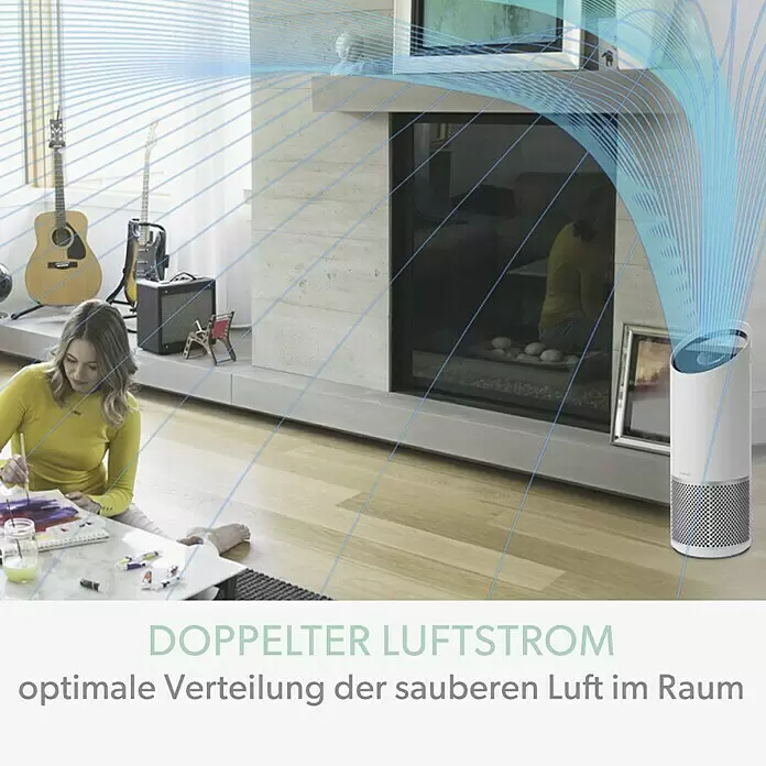 Leitz TruSens Luftreiniger Z-2000Raumgröße: 0 m² - 35 m², SensorPod Luftqualitätsmesser