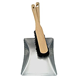 Kehrschaufel-Set (Verzinkt, 2 -tlg., Silber)