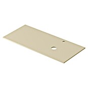Encimera para lavabo Mineral derecha (L x An x Al: 46 x 121 x 1,5 cm, Crema)