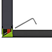 Easy Life Insektenschutz-Türrollo AutoStop (B x H: 150 x 220 cm, Farbe Rahmen: Anthrazit, Klemmbefestigung)