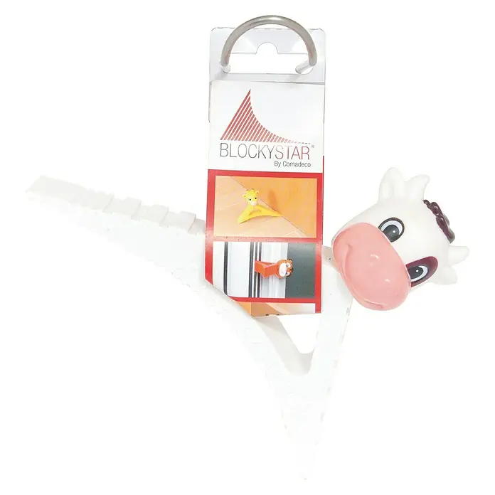 Retenedor para puerta y ventana Blockystar - Multicolor - Fotografía del producto de un juego de topes de puerta Blockystar con un diseño de caballo. Ideal para mantener las puertas abiertas de forma segura y decorar habitaciones infantiles.