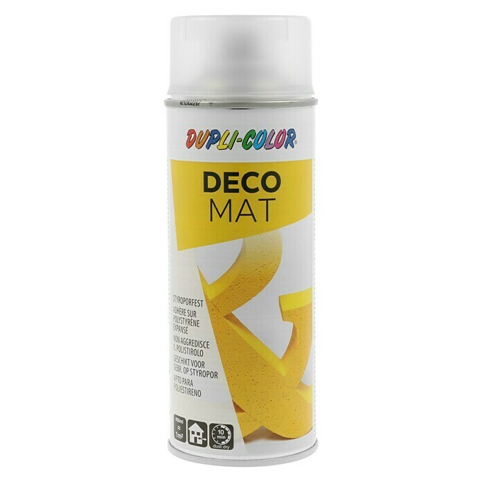 Dupli-Color Color Acryl-Lackspray Deco (Farblos, Matt, Schnelltrocknend, 400 ml)