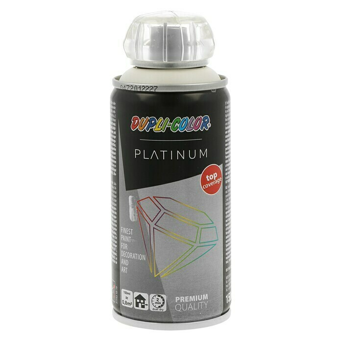 Dupli-Color Platinum Buntlack-Spray platinum RAL 9001 (Cremeweiß, 150 ml, Seidenmatt)