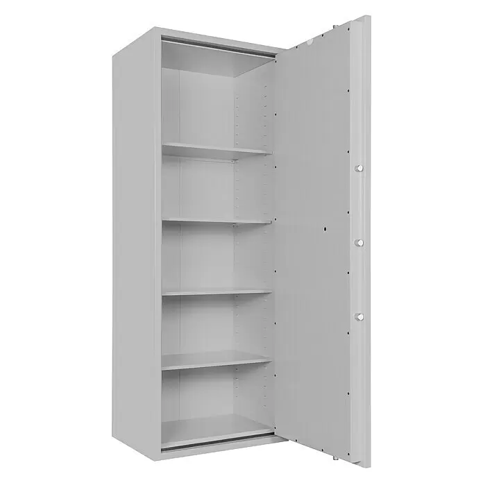 Format Stahlbüroschrank SB Pro 50 - Doppelbart-Hochsicherheitsschloss, L x B x H: 550 x 700 x 1.900 mm - Detailaufnahme