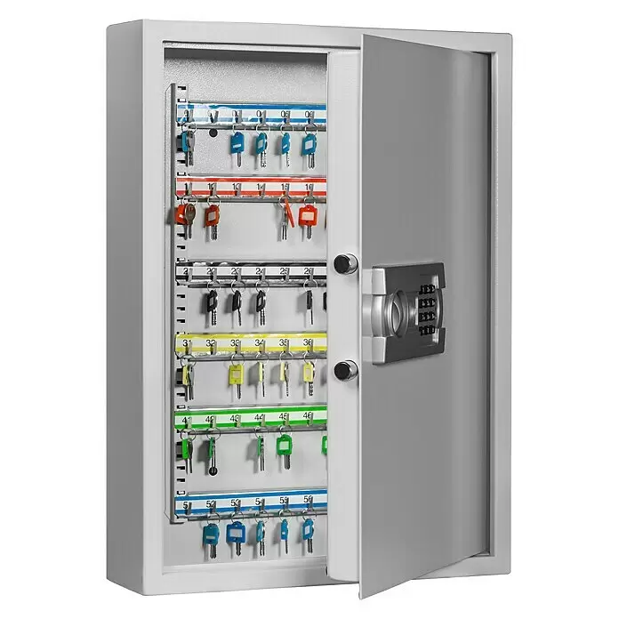 Format Schlüsselschrank SLE 120 - Elektronisches Zahlenschloss, L x B x H: 130 x 460 x 630 mm - Anwendungsbeispiel