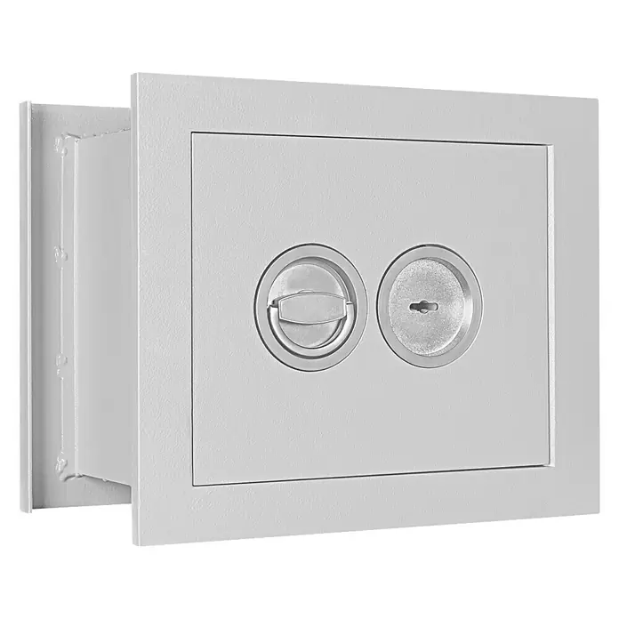 Format Wandtresor WEGA 10-260 - Doppelbart-Hochsicherheitsschloss, L x B x H: 260 x 390 x 330 mm - Abbildung eines Tresors, der Sicherheit und Schutz für Wertsachen bietet. Ideal für Zuhause oder das Büro.