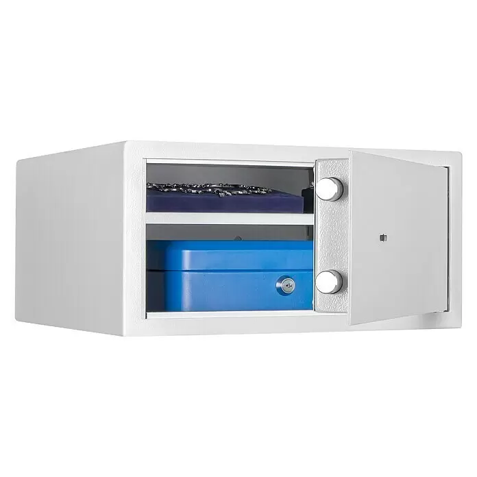 Format Möbeltresor F 1 - L x B x H: 375 x 380 x 190 mm, Doppelbart-Hochsicherheitsschloss, 23 l - Anwendungsbeispiel
