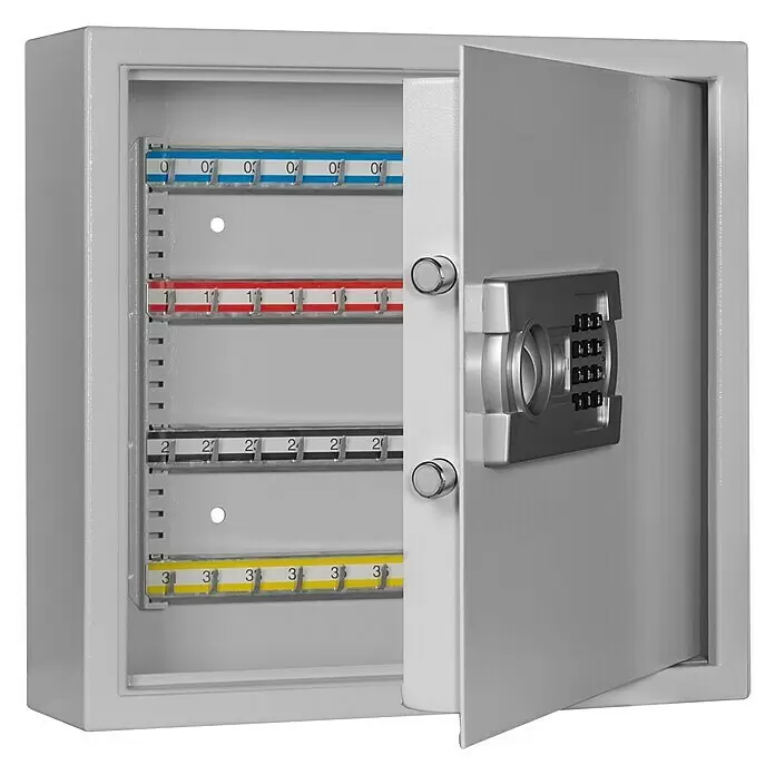 Format Schlüsselschrank SLE 80 - Elektronisches Zahlenschloss, L x B x H: 130 x 460 x 430 mm - Anwendungsbeispiel