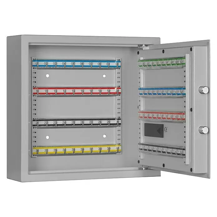 Format Schlüsselschrank SLE 80 - Elektronisches Zahlenschloss, L x B x H: 130 x 460 x 430 mm - Detailaufnahme