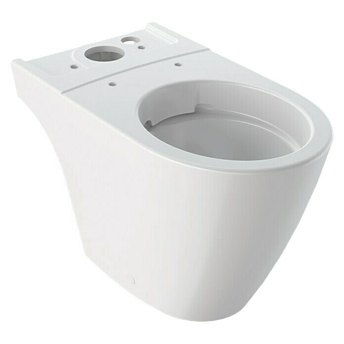 Geberit iCon Spülrandloses Stand-WC (Mit schmutzabweisender Glasur, Tiefspüler, Abgang: Senkrecht, Weiß)