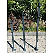 Peddy Shield Eckpfosten (Höhe: 130 cm, Anthrazit, Zum Einbetonieren) | BAUHAUS