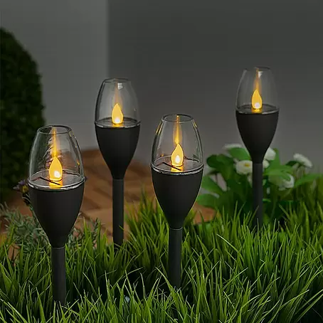 BAUHAUS  Solarleuchten-Set Candle