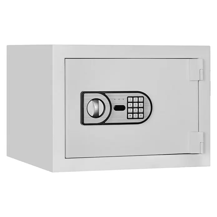 Format Feuerschutztresor Fire Safe Light - L x B x H: 33,5 x 46 x 45,2 cm, Elektronisches Zahlenschloss, 20 l - Nahaufnahme eines Tresors mit elektronischem Zahlenschloss, der Sicherheit und Schutz für Wertsachen bietet.