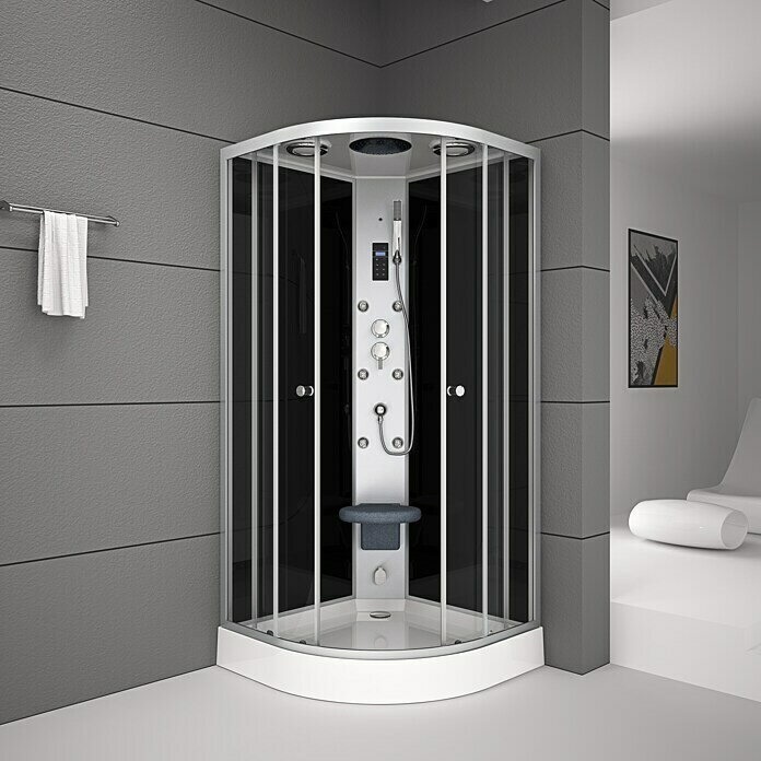 Cabina de ducha con baño de vapor K1000 120x90