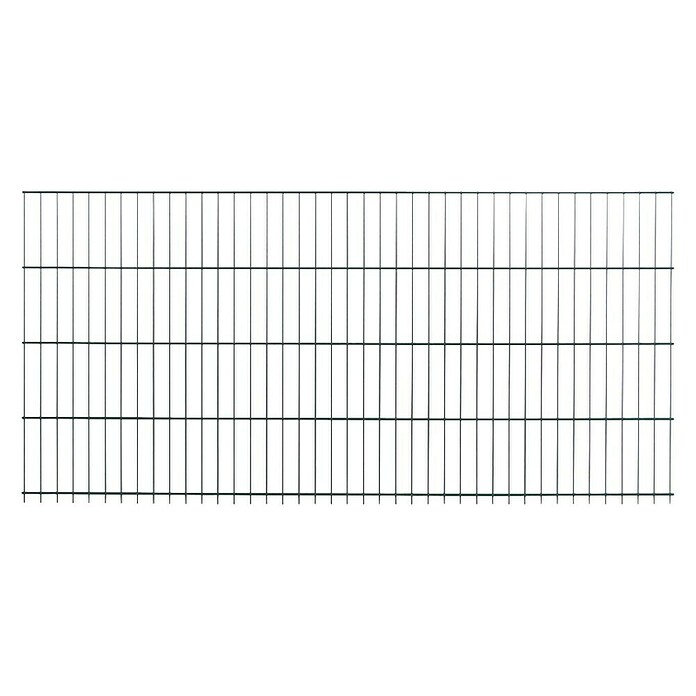 Peddy Shield Zaun-Set (200 x 125 cm, Grün, Mit Eckpfosten und zum Einbetonieren) | BAUHAUS