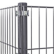 Peddy Shield Zaun-Set (200 x 75 cm, Anthrazit, Mit Eckpfosten und zum Einbetonieren) | BAUHAUS