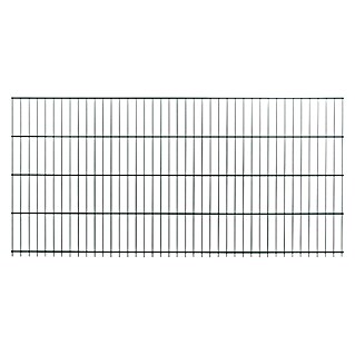 Peddy Shield Zaun-Set (200 x 83 cm, Grün, Mit Eckpfosten zum Aufschrauben)