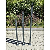 Peddy Shield Zaunpfosten (Höhe: 90 cm, Anthrazit, Zum Aufschrauben) | BAUHAUS