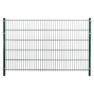Peddy Shield Zaun-Set (200 x 103 cm, Grün, Mit Standardpfosten zum Aufschrauben)