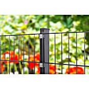 Peddy Shield Zaun-Set (200 x 103 cm, Anthrazit, Mit Standardpfosten zum Aufschrauben) | BAUHAUS