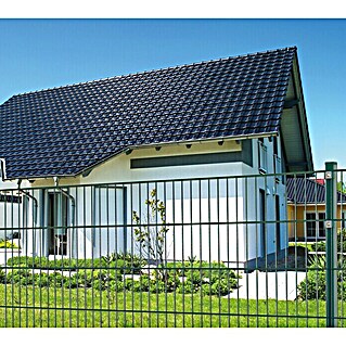 Peddy Shield Zaun-Set (200 x 125 cm, Grün, Mit Standardpfosten zum Aufschrauben)