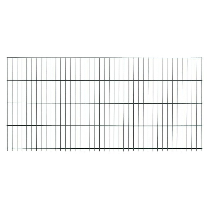 Peddy Shield Zaun-Set ESM (2 x 0,75 m, Grün, 31 -tlg., Ausführungseigenschaft: Mit Montageplatte) | BAUHAUS