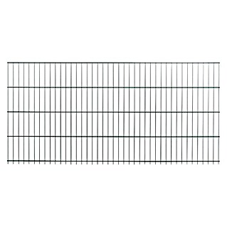 Peddy Shield Zaun-Set ESM (2 x 0,75 m, Grün, 31 -tlg., Ausführungseigenschaft: Mit Montageplatte)
