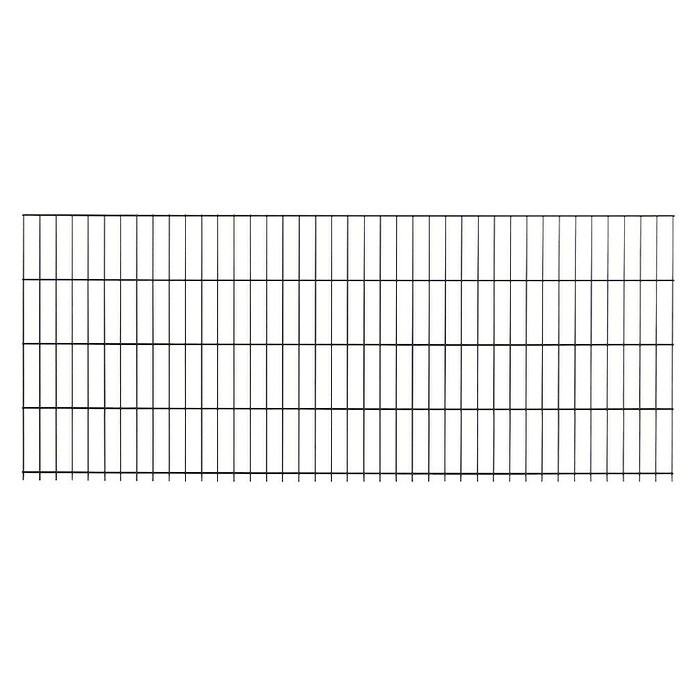 Peddy Shield Zaun-Set DSM (2 x 1,03 m, Anthrazit, 21 -tlg., Mit Montageplatte) | BAUHAUS