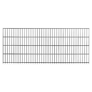 Peddy Shield Zaun-Set DSM (2 x 1,03 m, Anthrazit, 21 -tlg., Mit Montageplatte)