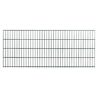 Peddy Shield Zaun-Set DSM (2 x 1,23 m, Grün, 31 -tlg., Mit Montageplatte)